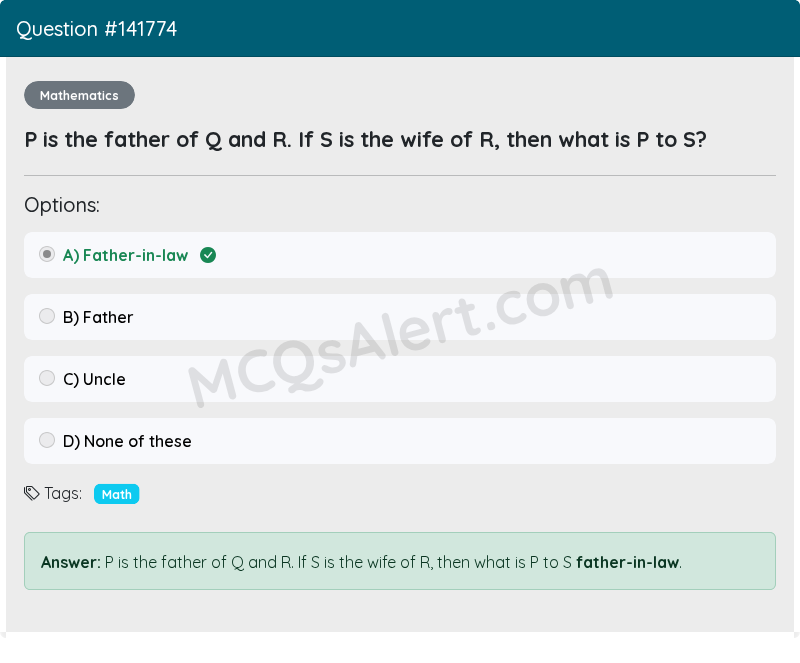 Question Screenshot