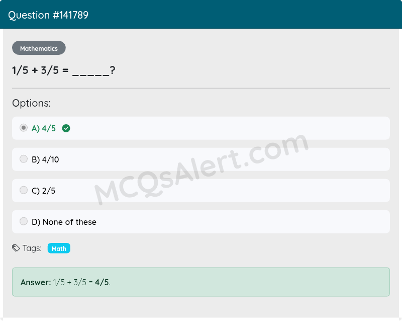 Question Screenshot