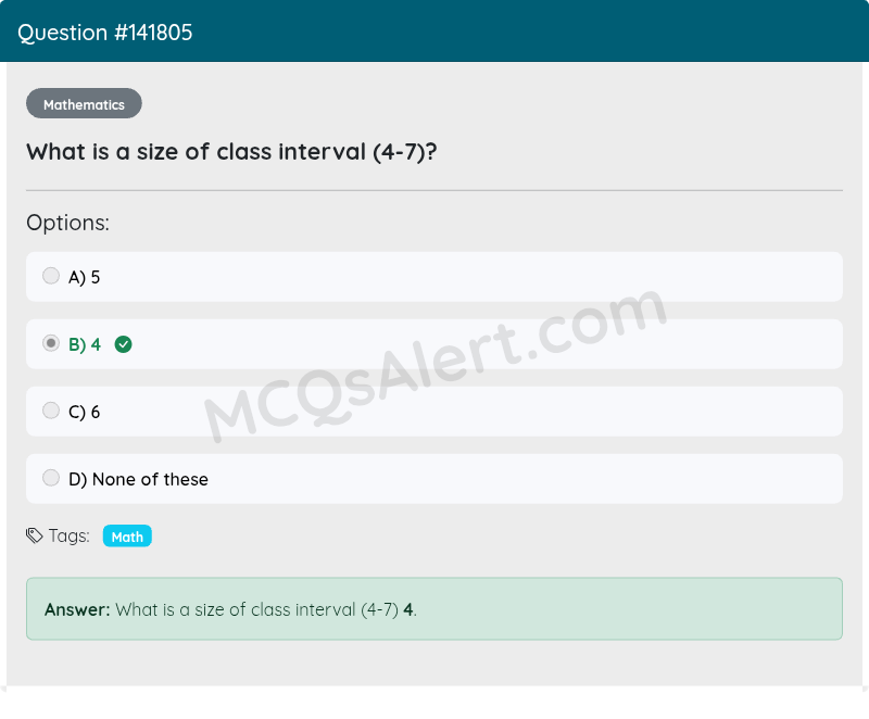 Question Screenshot