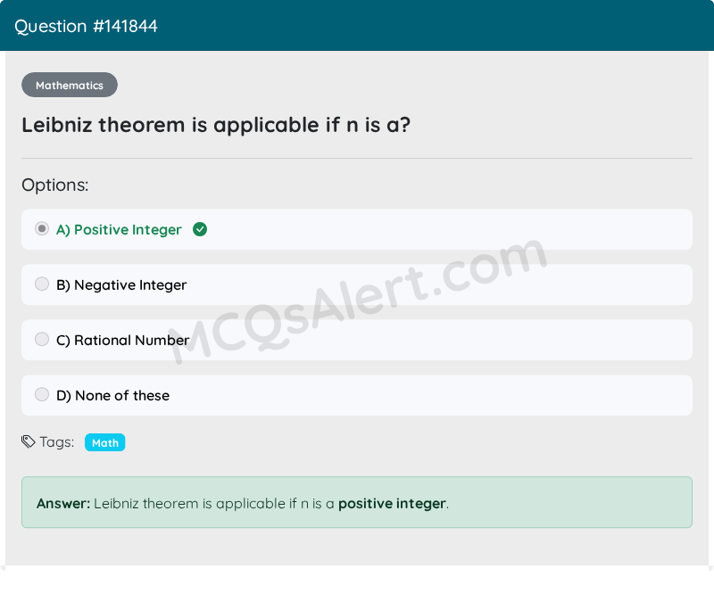 Question Screenshot