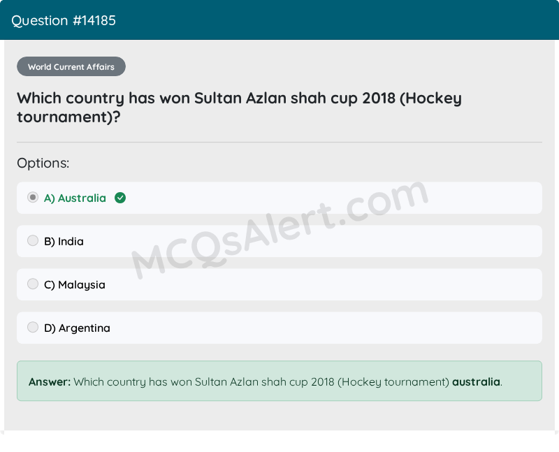 Question Screenshot