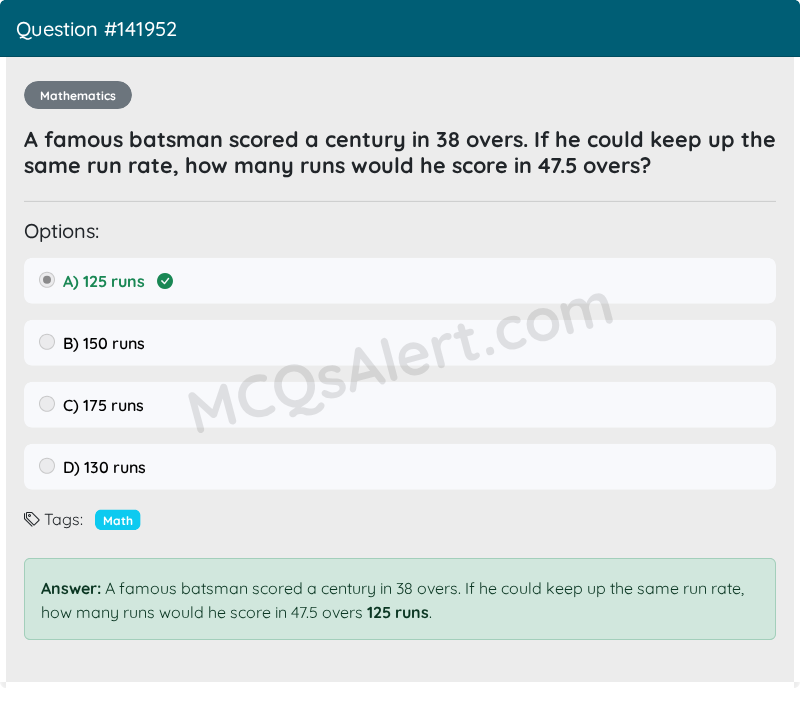 Question Screenshot