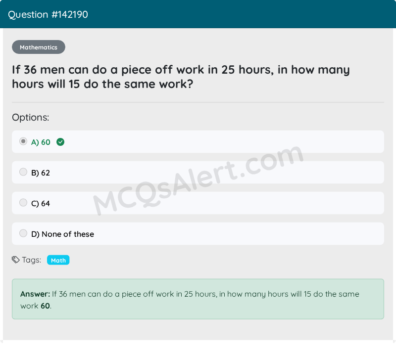 Question Screenshot