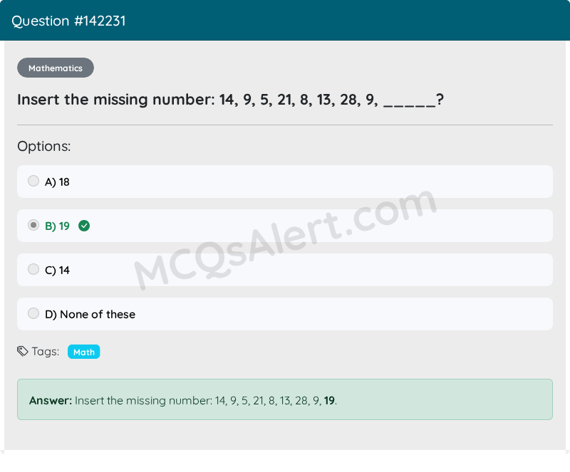 Question Screenshot