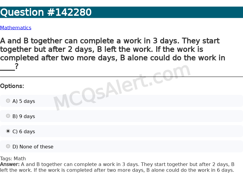 Question Screenshot