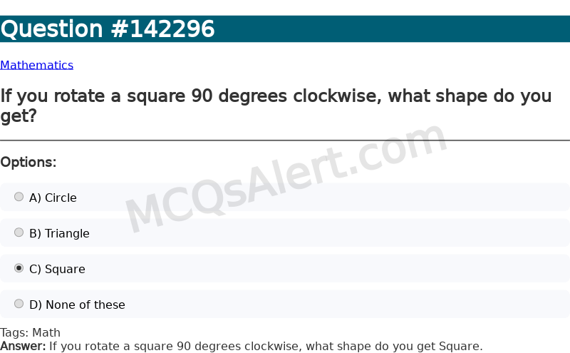 Question Screenshot