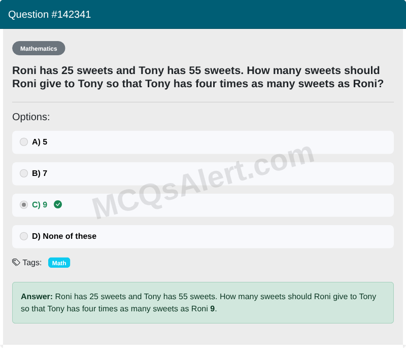 Question Screenshot