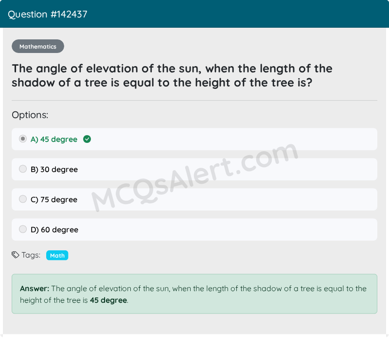 Question Screenshot
