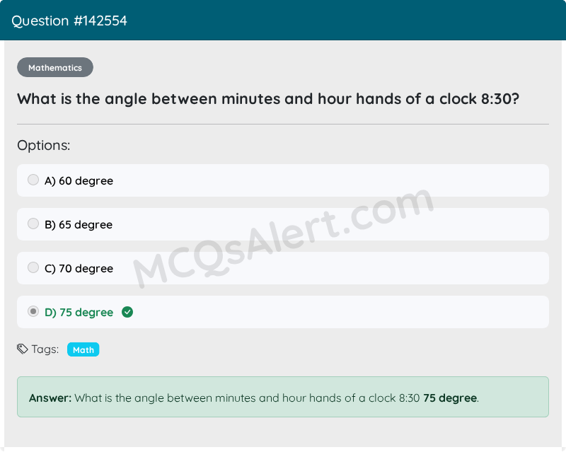 Question Screenshot