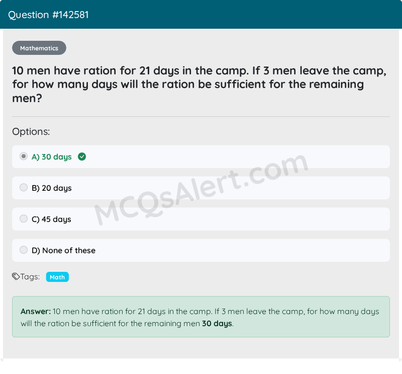 Question Screenshot