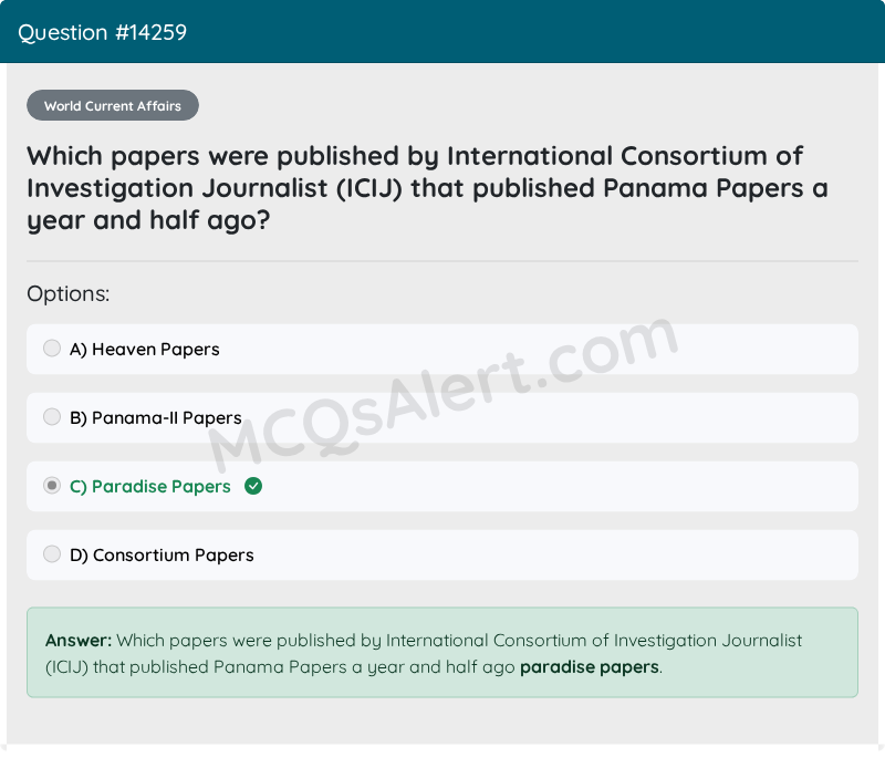 Question Screenshot