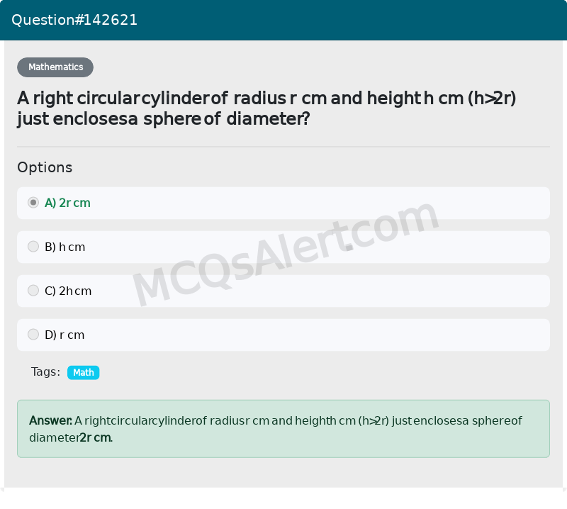 Question Screenshot