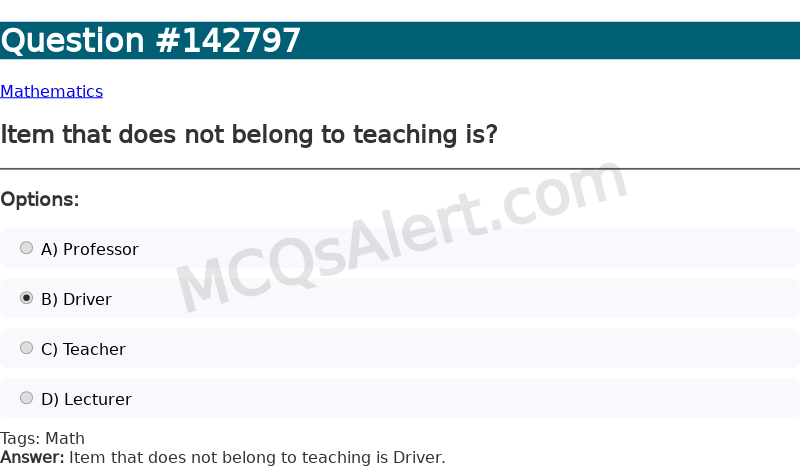 Question Screenshot