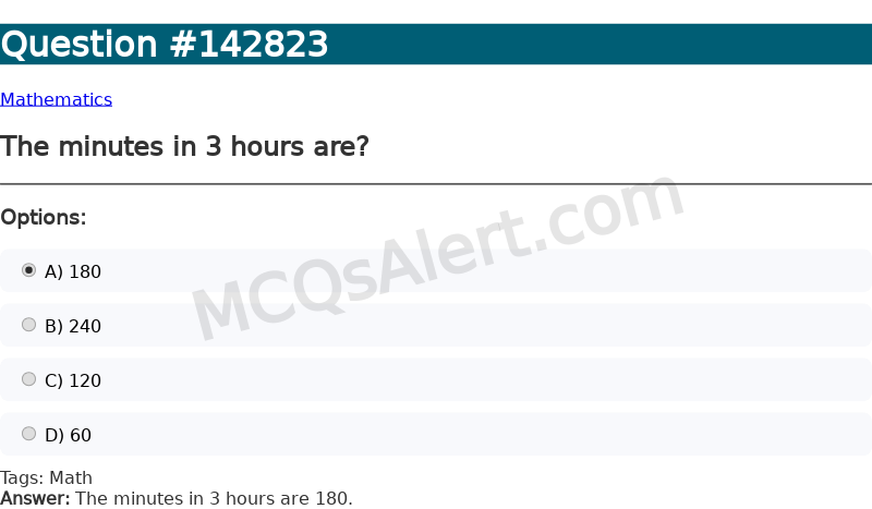 Question Screenshot