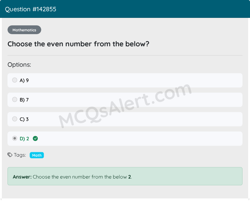 Question Screenshot