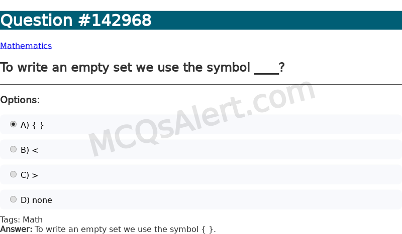 Question Screenshot