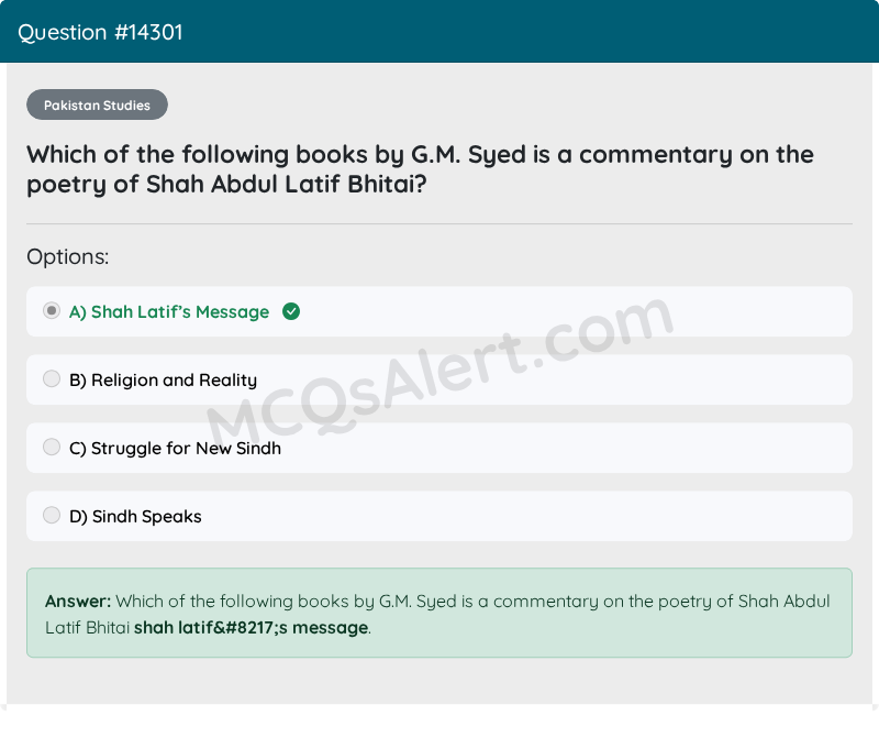 Question Screenshot