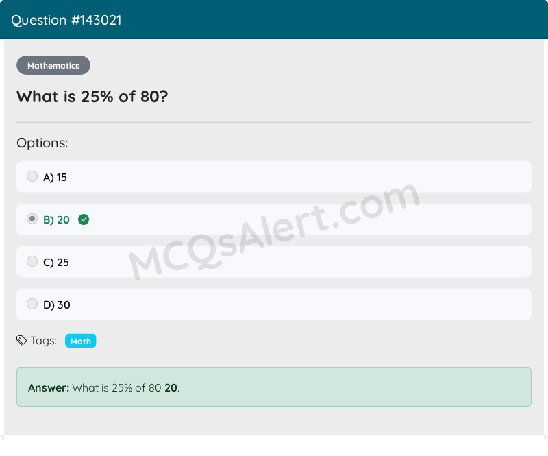 Question Screenshot