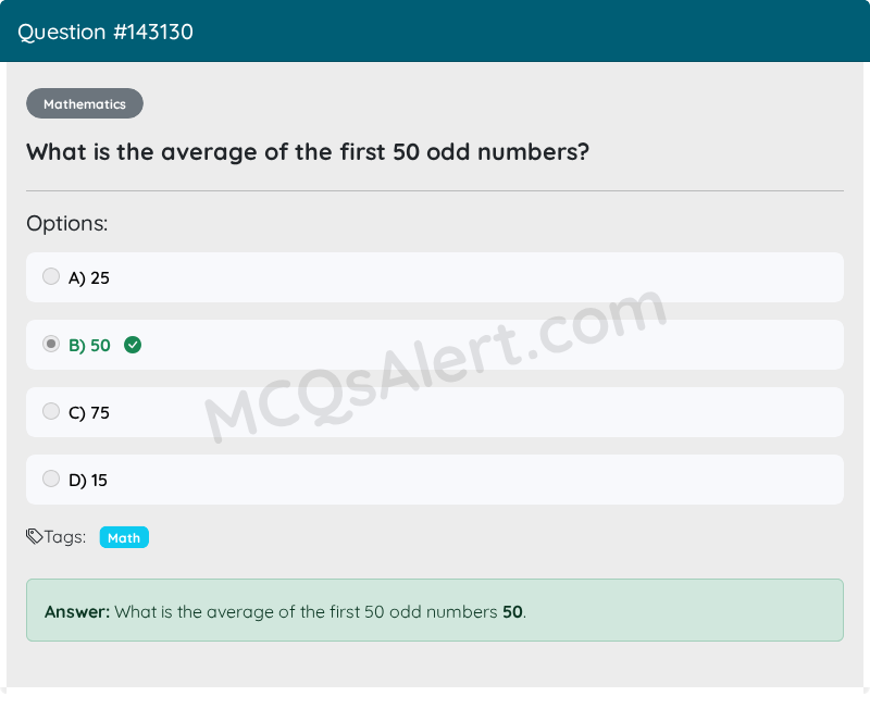 Question Screenshot