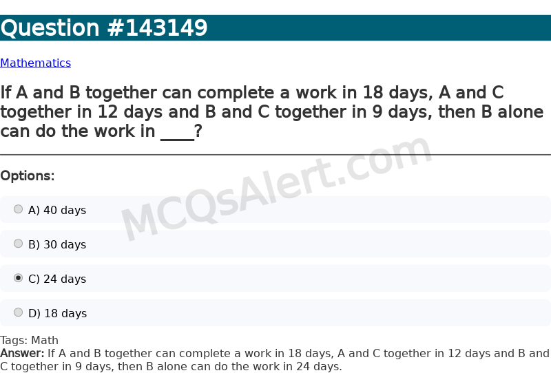 Question Screenshot