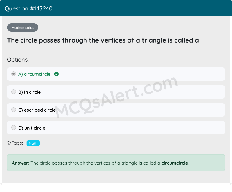 Question Screenshot