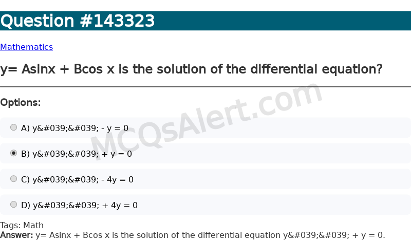 Question Screenshot