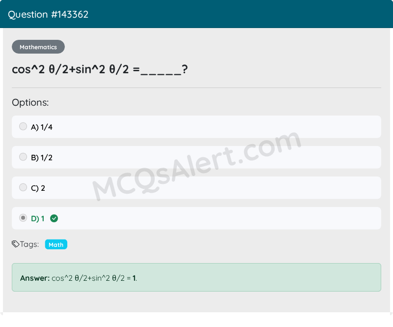 Question Screenshot