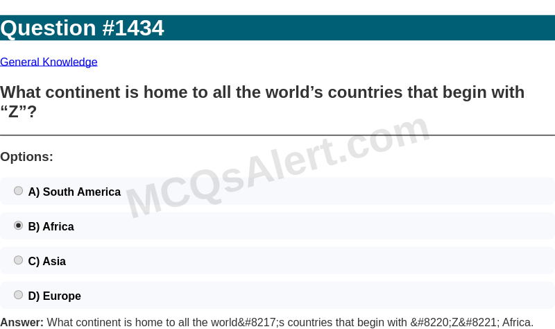Question Screenshot