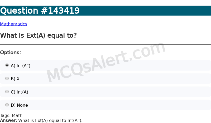 Question Screenshot
