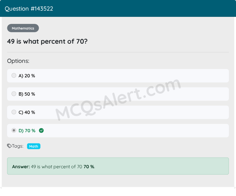 Question Screenshot