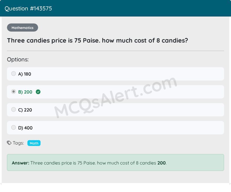 Question Screenshot