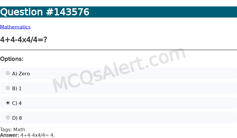 Question Screenshot