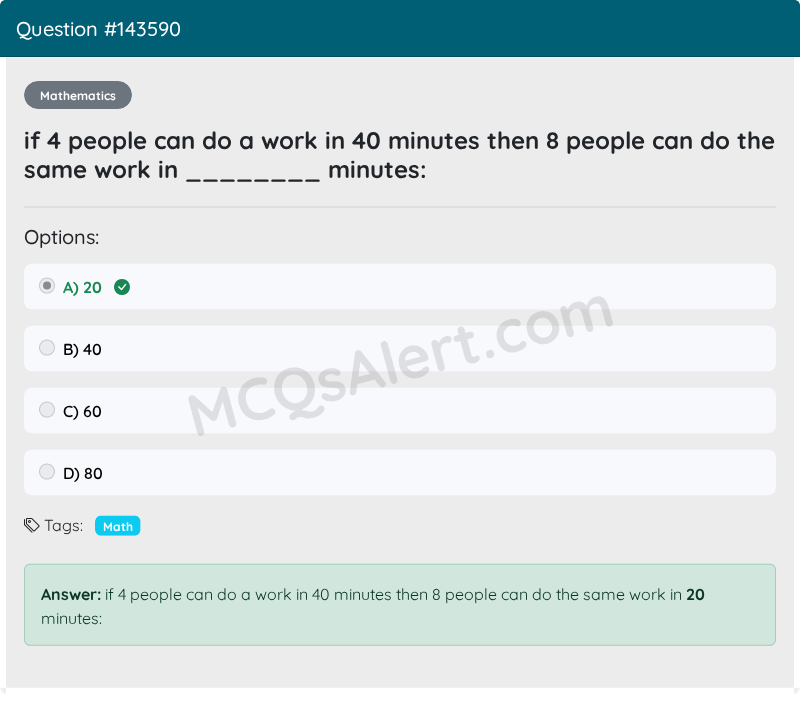 Question Screenshot