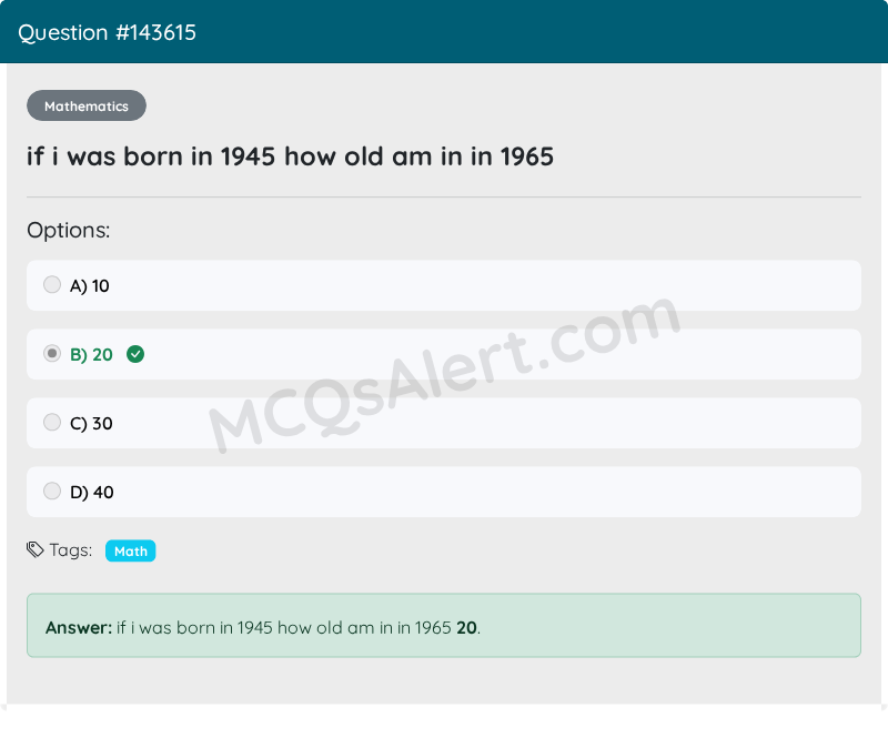 Question Screenshot