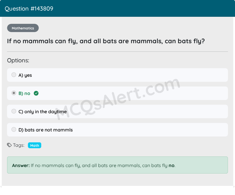 Question Screenshot