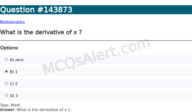 Question Screenshot
