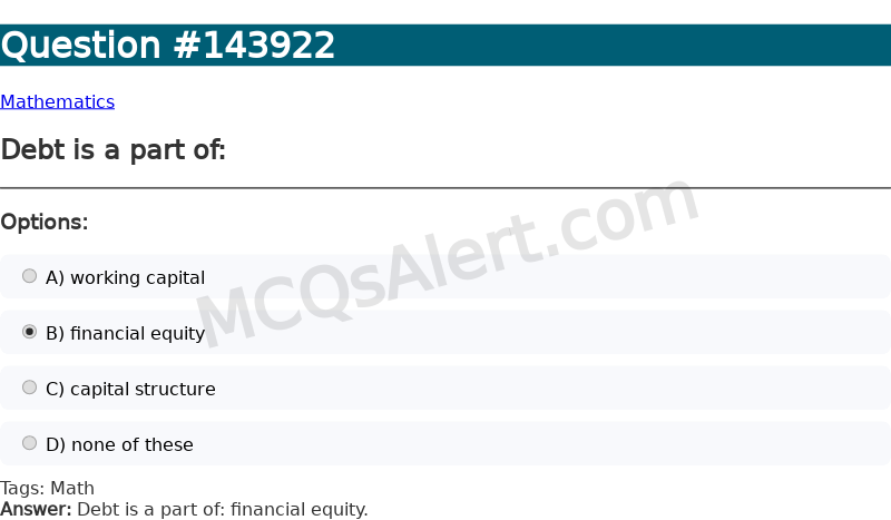 Question Screenshot
