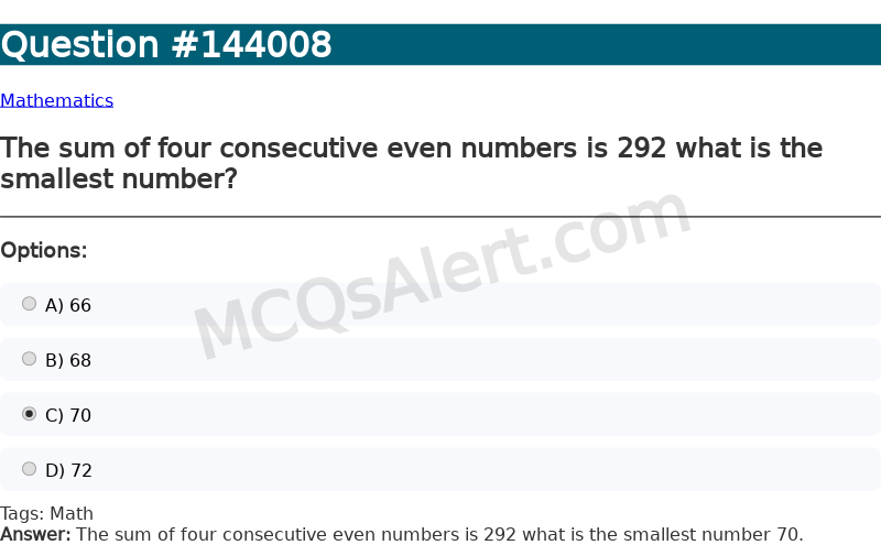 Question Screenshot