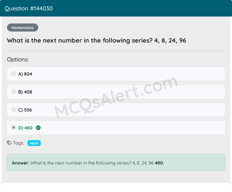 Question Screenshot