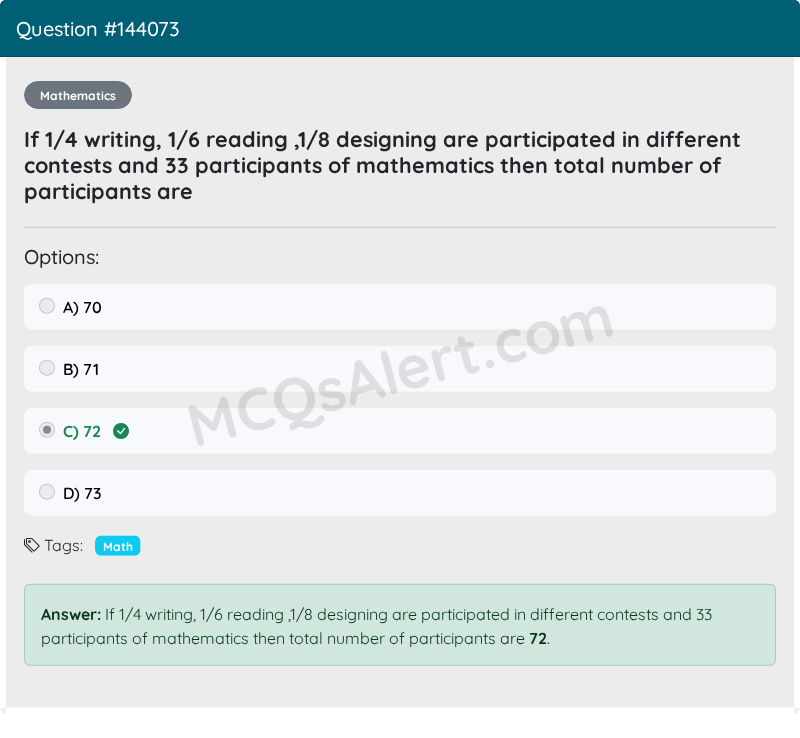 Question Screenshot