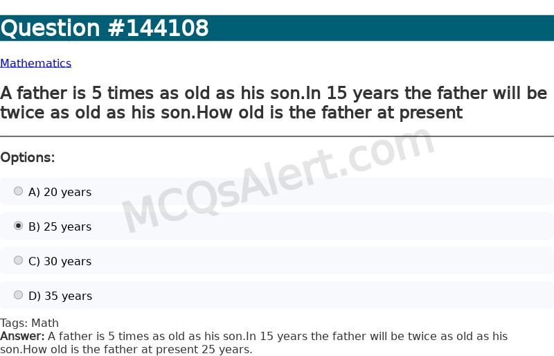 Question Screenshot