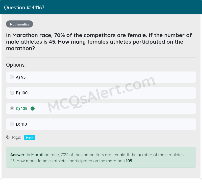 Question Screenshot