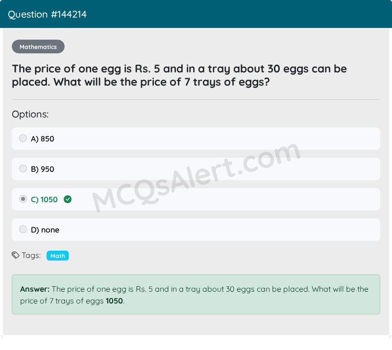 Question Screenshot