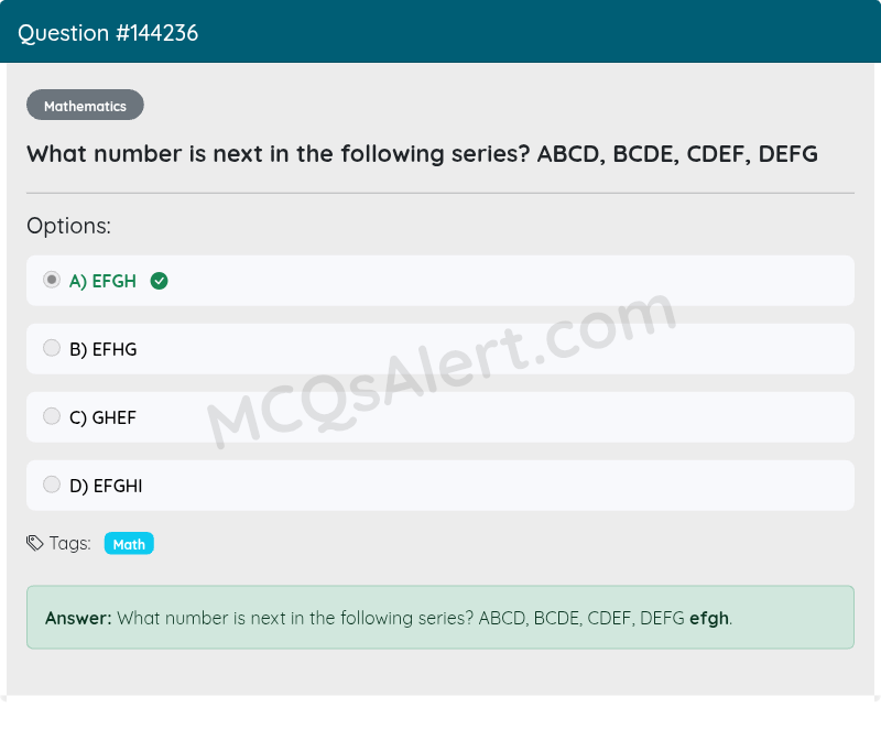 Question Screenshot