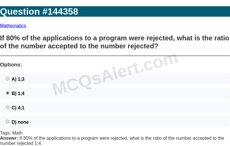 Question Screenshot