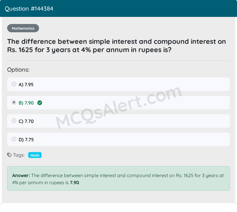 Question Screenshot