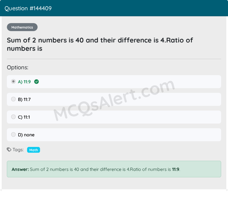 Question Screenshot