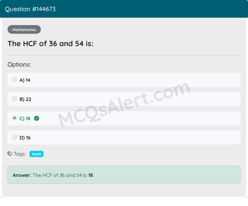 Question Screenshot
