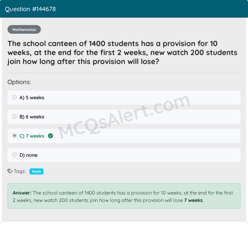 Question Screenshot