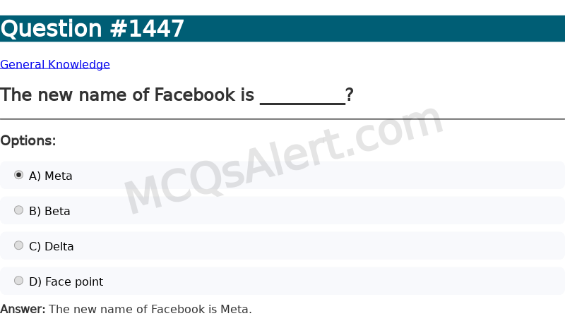 Question Screenshot